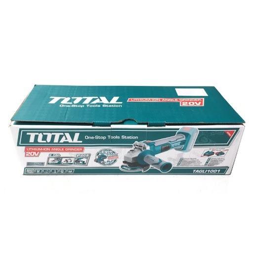 MÁY MÀI GÓC DÙNG PIN 20V 100MM TOTAL TAGLI1001 - HÀNG CHÍNH HÃNG