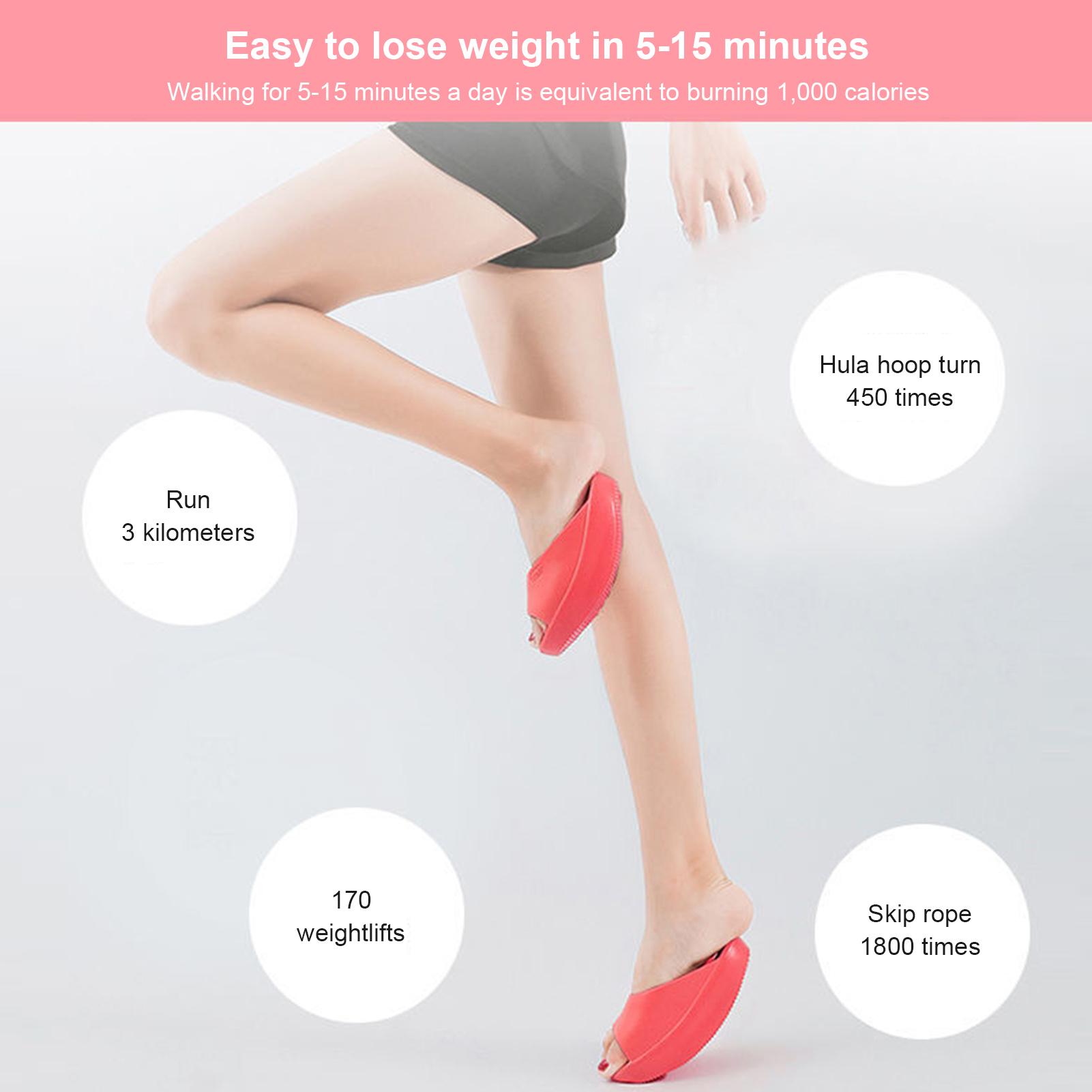 Giảm Cân Rung Lắc Giày Nữ Phối Kéo Dài Cân Bằng Dép Massage Cặp Đôi Hip Lift Stovepipe Chân Đẹp Cho Nam