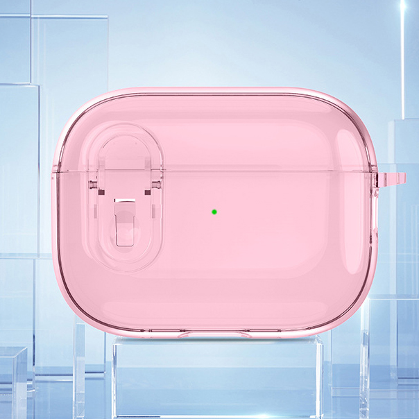 Bao Case Ốp Trong Suốt Có Khóa Chống Thất Lạc Rơi Tai Nghe cho Airpods 4 - Hàng Chính Hãng