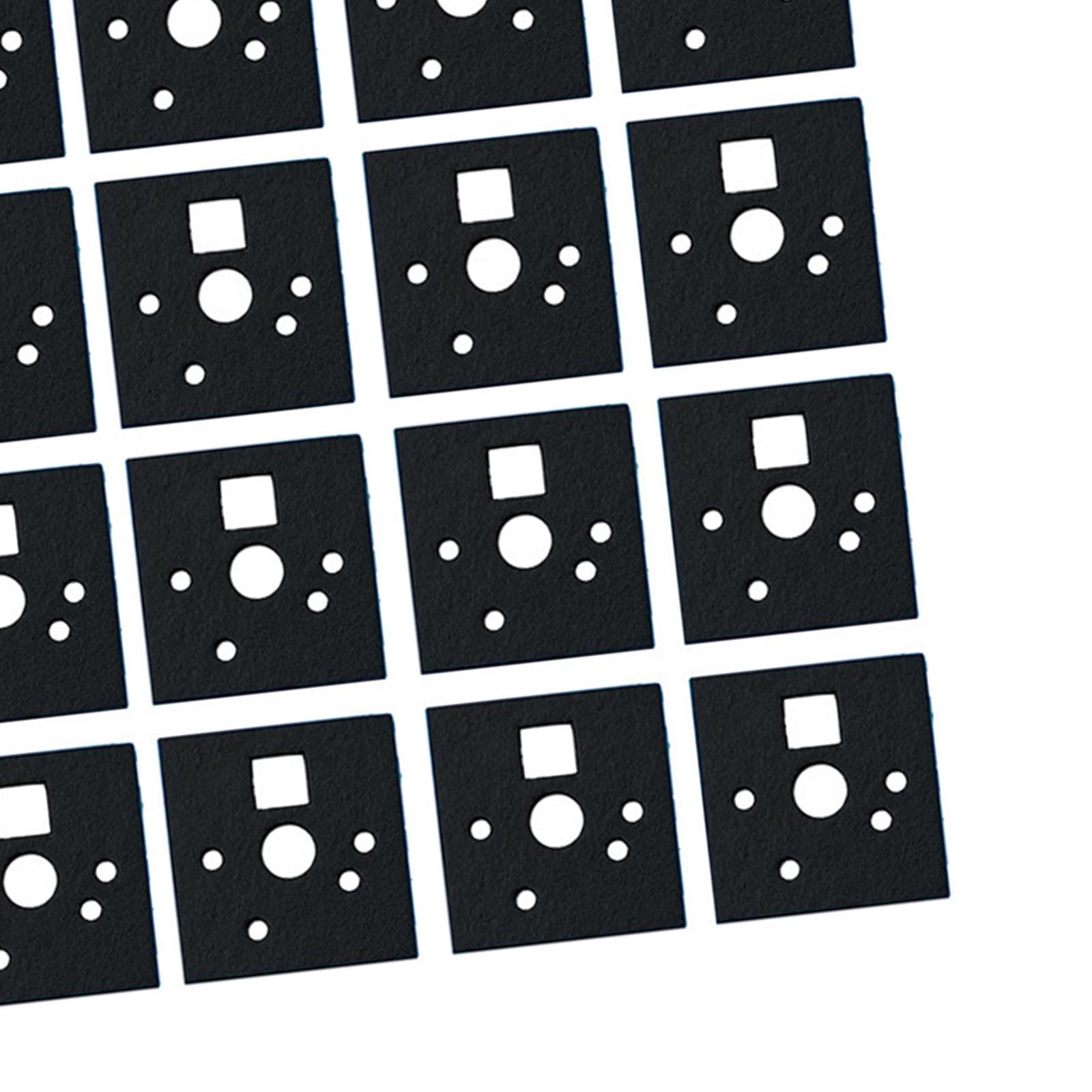 120Pcs Keyboard Switch Pads Shaft Lower Pad Stickers for Hot Swappable Soldering Keyboard