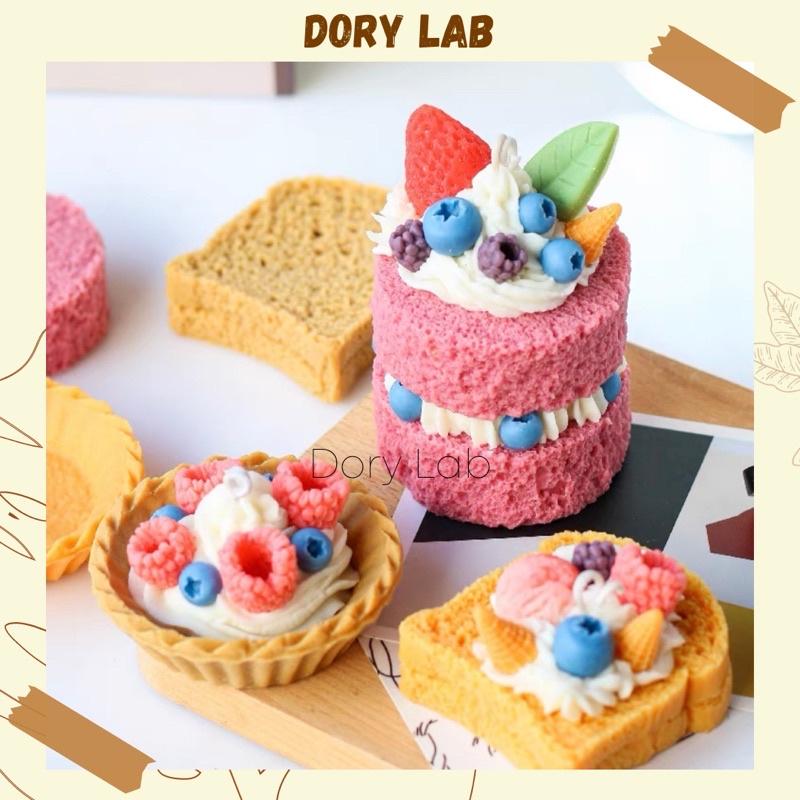 Nến Thơm Bánh Ngọt Phủ Kem Mix Topping Nhiều Mùi Hương - Dory Lab