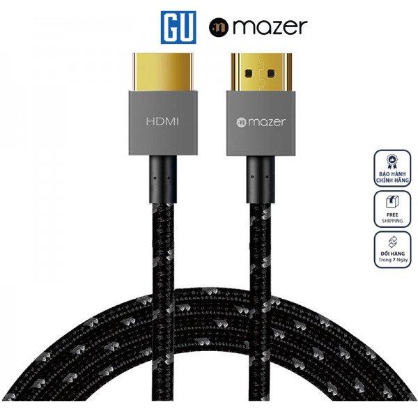 DÂY CÁP MAZER INFINITE MULTIMEDIA HDMI TO HDMI 4K dây cáp Mazer bọc Nylon bền bỉ và lâu dài Hàng Chính Hãng