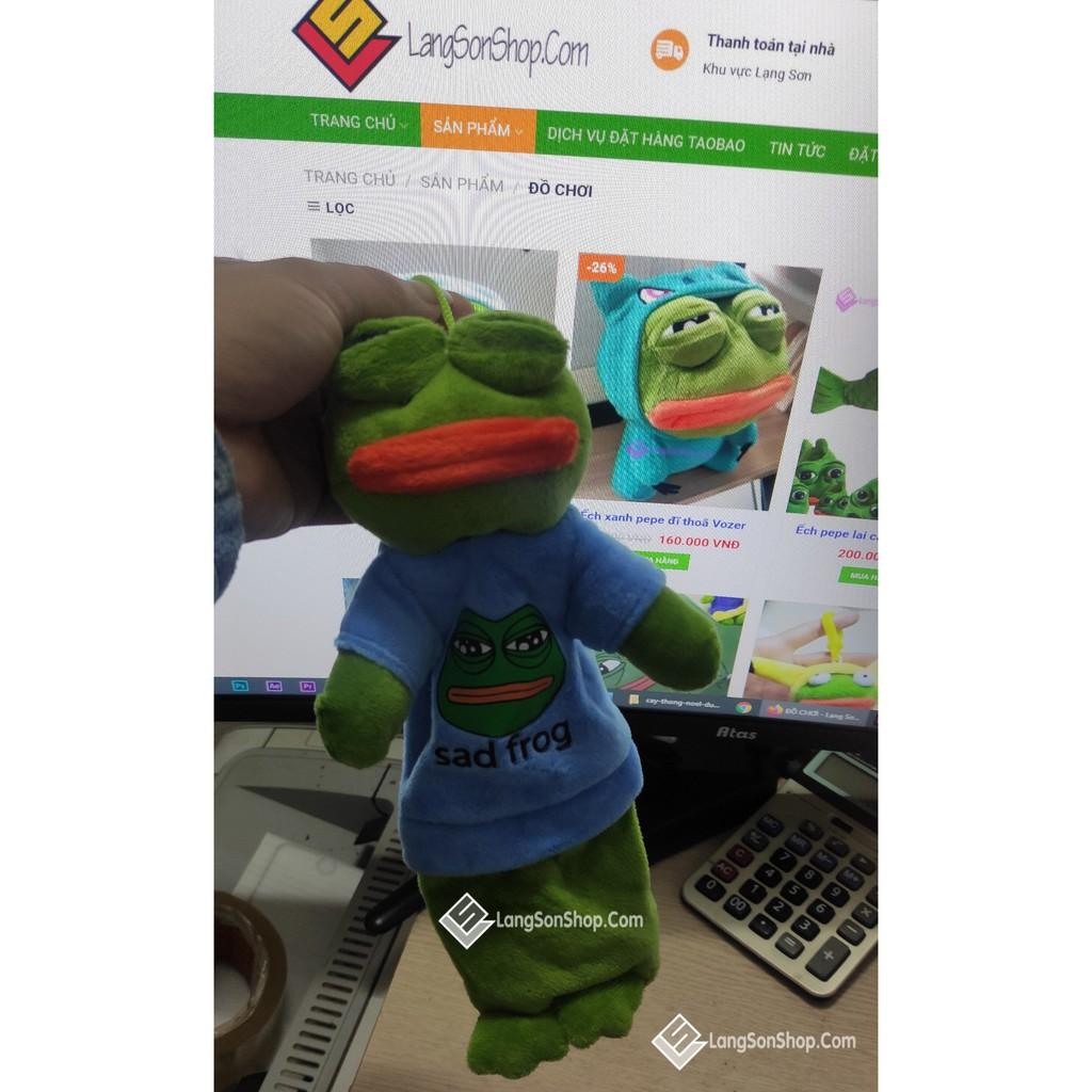 Túi đựng bút Pepe cho fan Ếch xanh Pepe sad