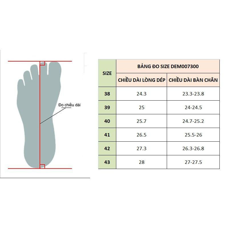 Dép lê nam đế đúc siêu nhẹ chống thấm nước DEM007300