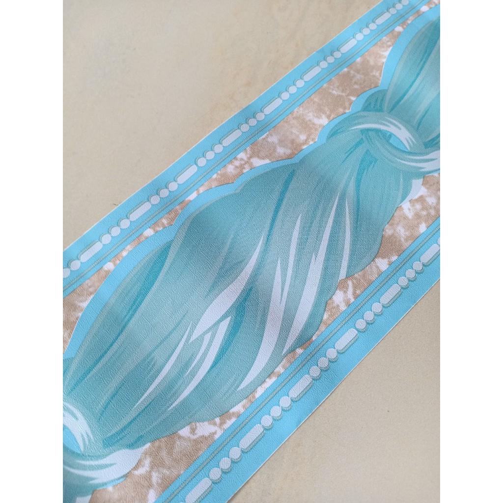 Len dán viền tường XOẮN LỤA XANH