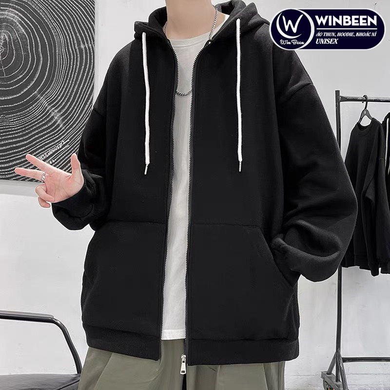 Mua Áo Khoác Nam Trơn Có Mũ - Đen - XL tại WinBeen Mua Áo Khoác Nam Trơn Có Mũ - Đen - Xl Tại Winbeen