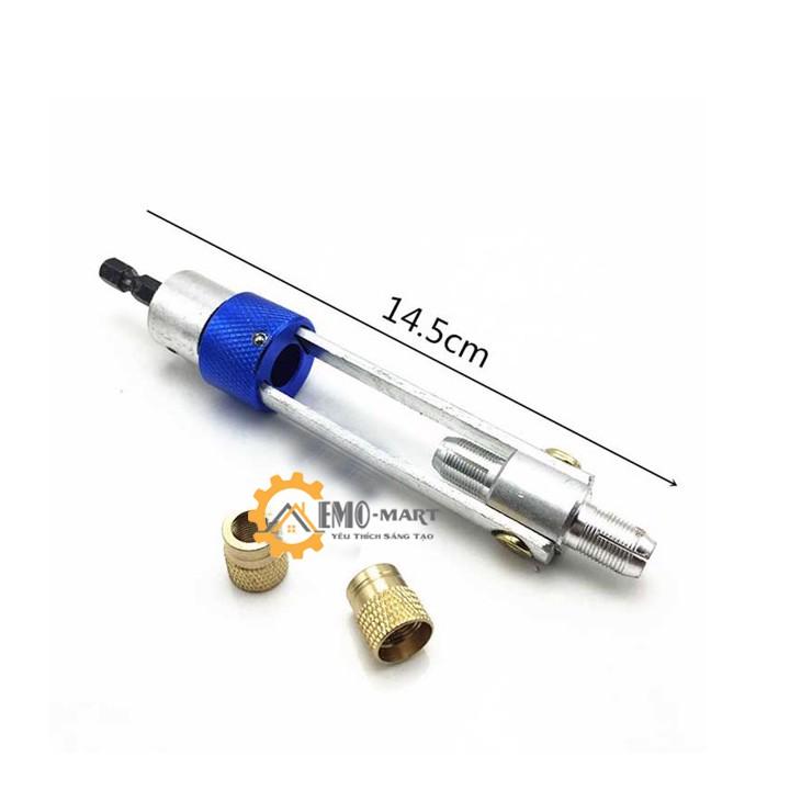 Bộ mũi khoan và bắt vít thông minh ️ Thép không rỉ-Đường kính trục 6.5mm-Gồm 15 đầu vít và 2 mũi khoan