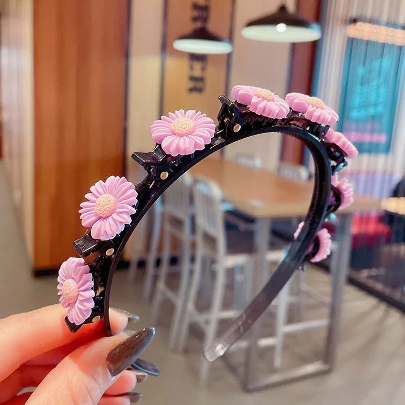 Bờm Kẹp Tóc Hàn Quốc Cho Bé Gái Có Đính Hoa Quả Siêu Cute Hot Nhất 2021