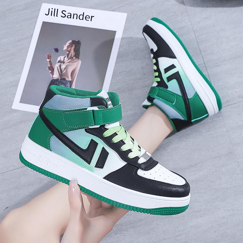 Giày trượt ván tất cả các trận đấu giày nhẹ hợp thời trang giày đôi giày lưới màu đỏ giày thời trang