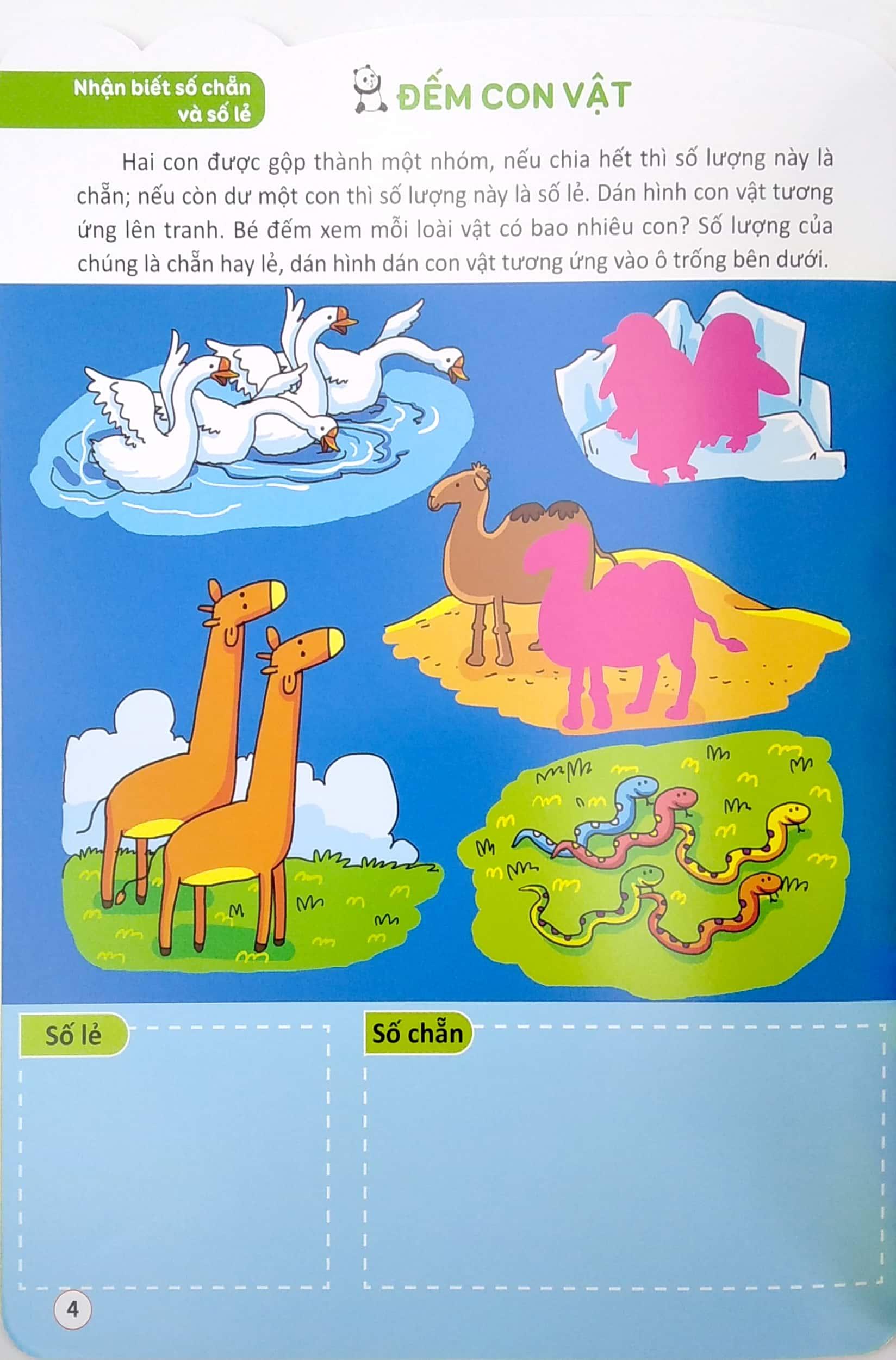 188 Stickers - Bóc Dán Thông Minh Phát Triển Khả Năng Tư Duy Toán Học (4 - 5 Tuổi) - Tập 5