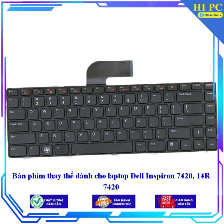 Bàn phím thay thế dành cho laptop Dell Inspiron 7420 14R 7420 - Hàng Nhập Khẩu