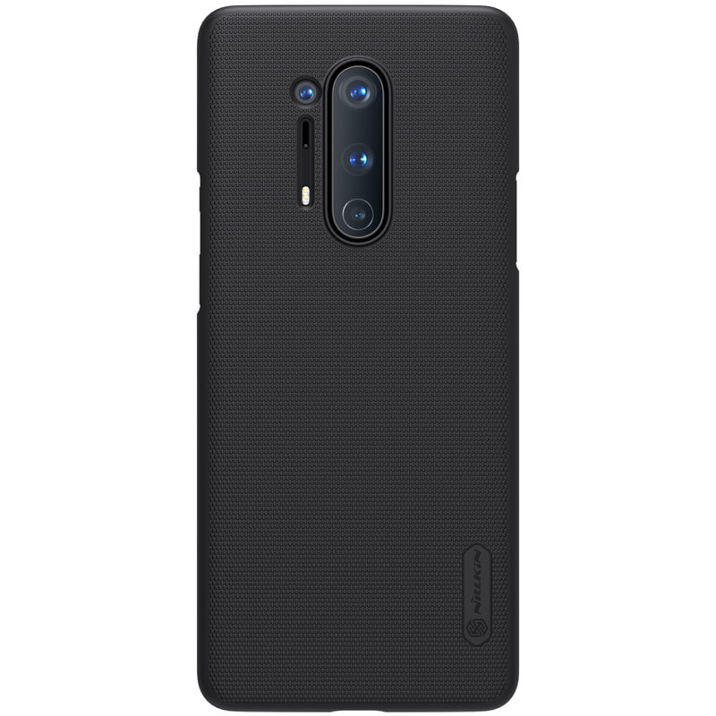 Ốp lưng nhựa cứng PC sần không bám vân tay, tặng kèm kệ đỡ điện thoại cho Oneplus 8 Pro- Hàng chính hãng.