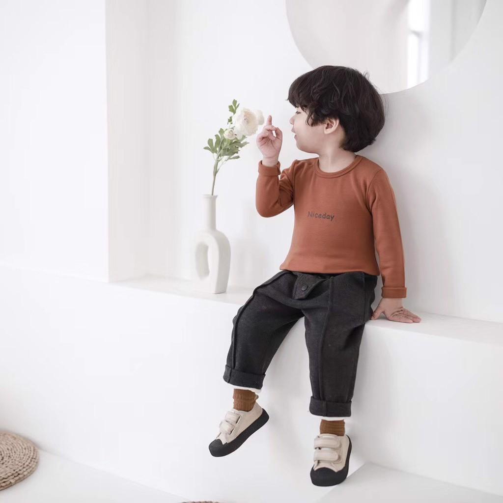 ÁO THUN TAY DÀI TRẺ EM - CPKID NICEDAY - SỢI ORGANIC THÂN THIỆN MÔI TRƯỜNG - AN TOÀN DA BÉ