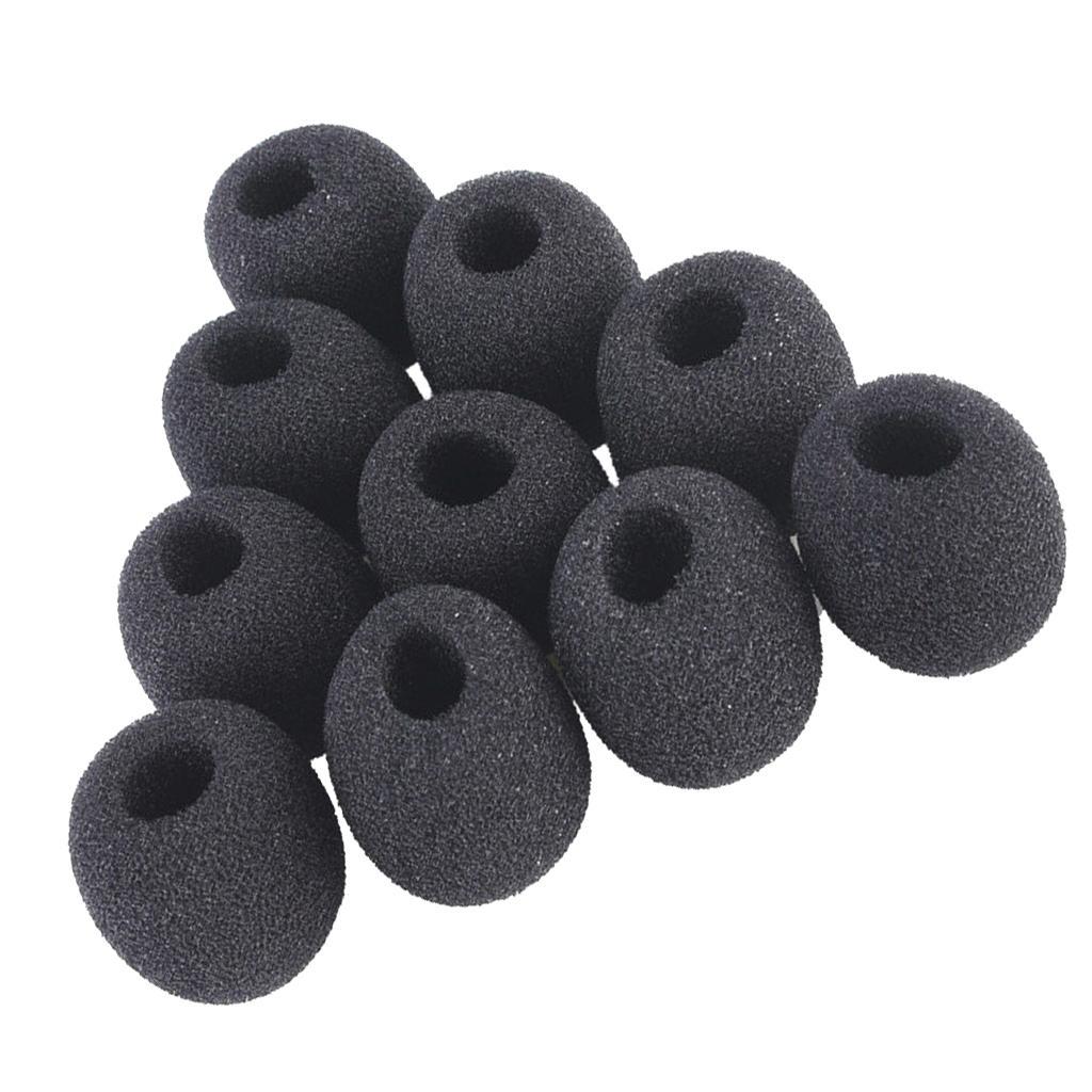 3-7pack 10Pcs Small Foam Covers Windscreen Windshield for Microphone 18mm x 8mm