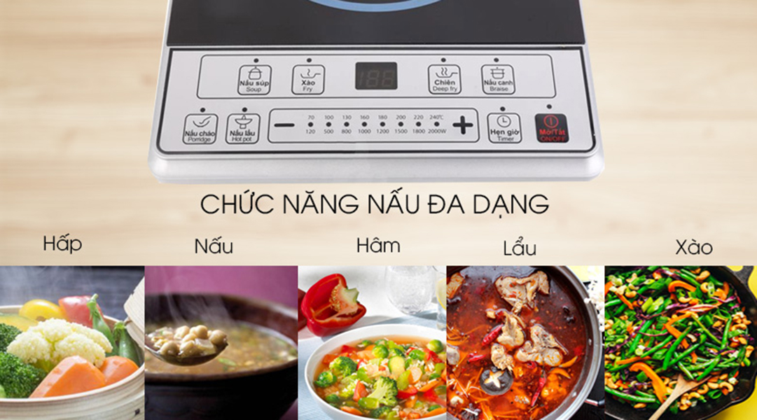 Bếp Điện Từ 2015DE - Hàng Chính Hãng