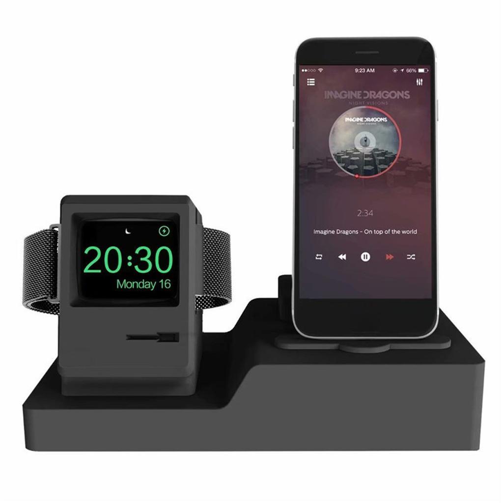 3 In 1 Silicone Charger Stand Charging Dock for Watch