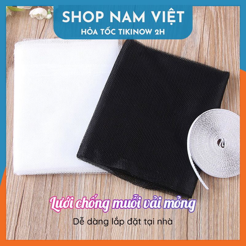 Lưới Chống Muỗi Vải Mỏng, Rèm Chống Côn Trùng Tự Lắp