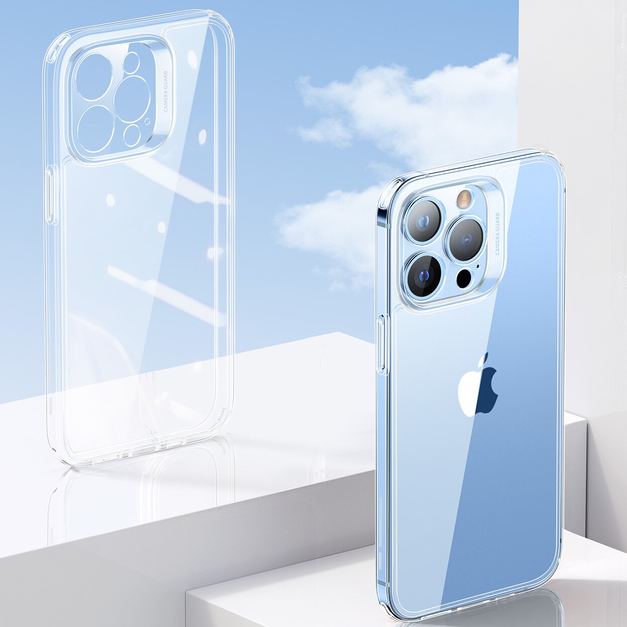 Ốp Lưng Classic Hybrid Case dành cho iPhone 13 / 13 Pro / 13 Pro Max Phiên bản nâng cấp Bảo Vệ Camera  - Hàng Chính Hãng