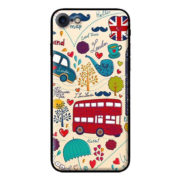 Ốp in cho iPhone 7 Họa Tiết Xe Buýt - Hàng chính hãng