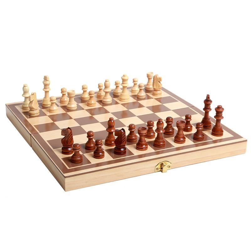 Đồ chơi gỗ Cờ vua cao cấp cho bé size 28x28 cm