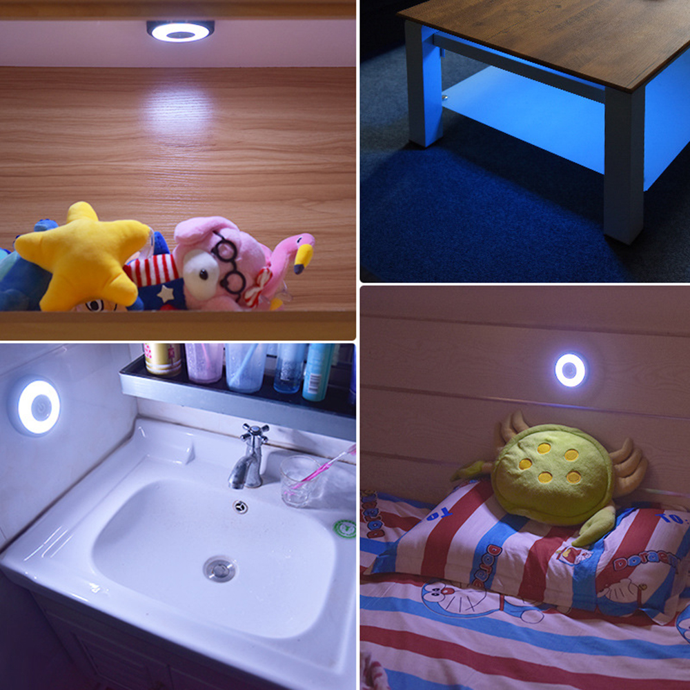 Đèn LED thông minh dán tường cao cấp cho xe hơi, tủ áo quần, nhà vệ sinh, gầm bàn ghế, kệ sách, cầu thang, phòng ngủ - Hàng nhập khẩu