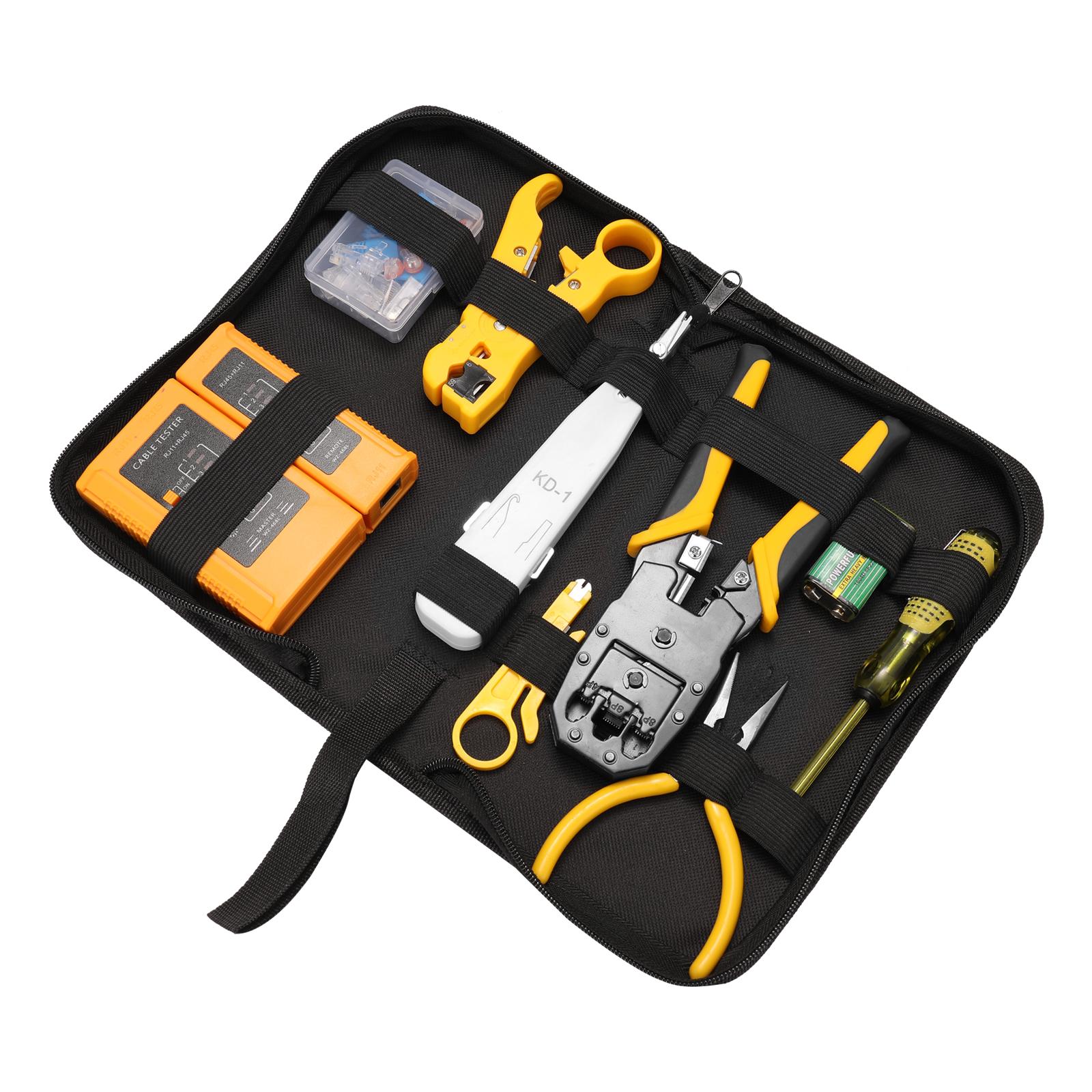 Hardware Network Kit Package Wire Clamp Combination Set Household Maintenance Tools Cable Combination Tool Crimping