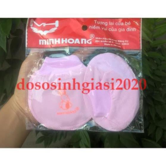 Set 3 đôi bao tay chân cho bé sơ sinh