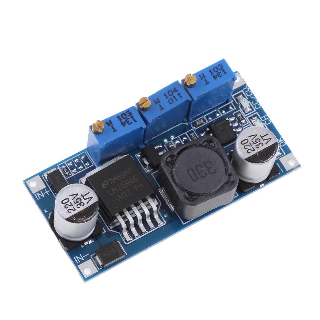 2Pieces Premium DC-DC Step Down Power Supply Adjustable Charging CC-CV Module Regulator with LED