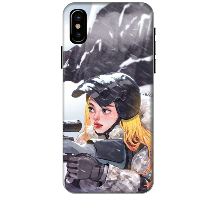 Ốp lưng dành cho điện thoại IPHONE X hình PUBG Mẫu 11