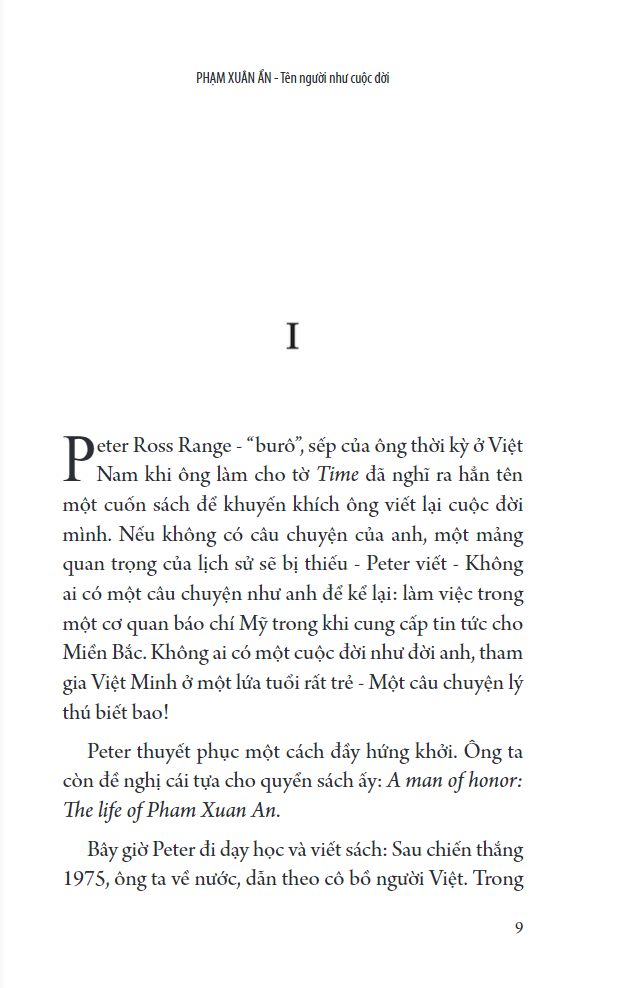 Sách - Phạm Xuân Ẩn - Tên Người Như Cuộc Đời