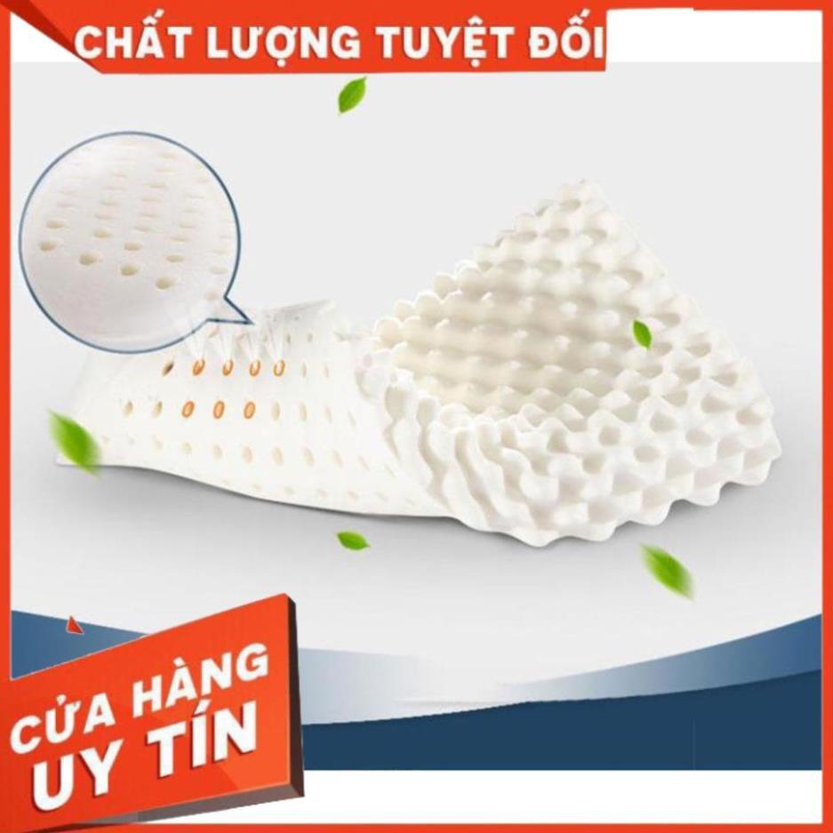 Gối cao su non dùng cho người lớn, Gối cao su non mặt xù cao cấp Kiosi cho giấc ngủ sâu, ngủ ngon mỗi ngày