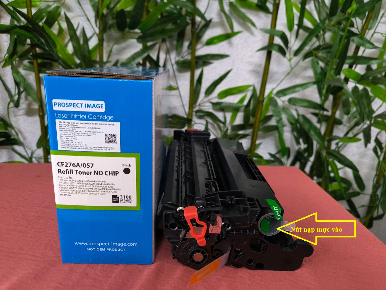 Hộp mực 76A PROSPECT CÓ CHIP Có lỗ đổ mực cho máy in HP M404N, M404dn, M404dw, MFP M428fdw, M428fd - Hàng chính hãng