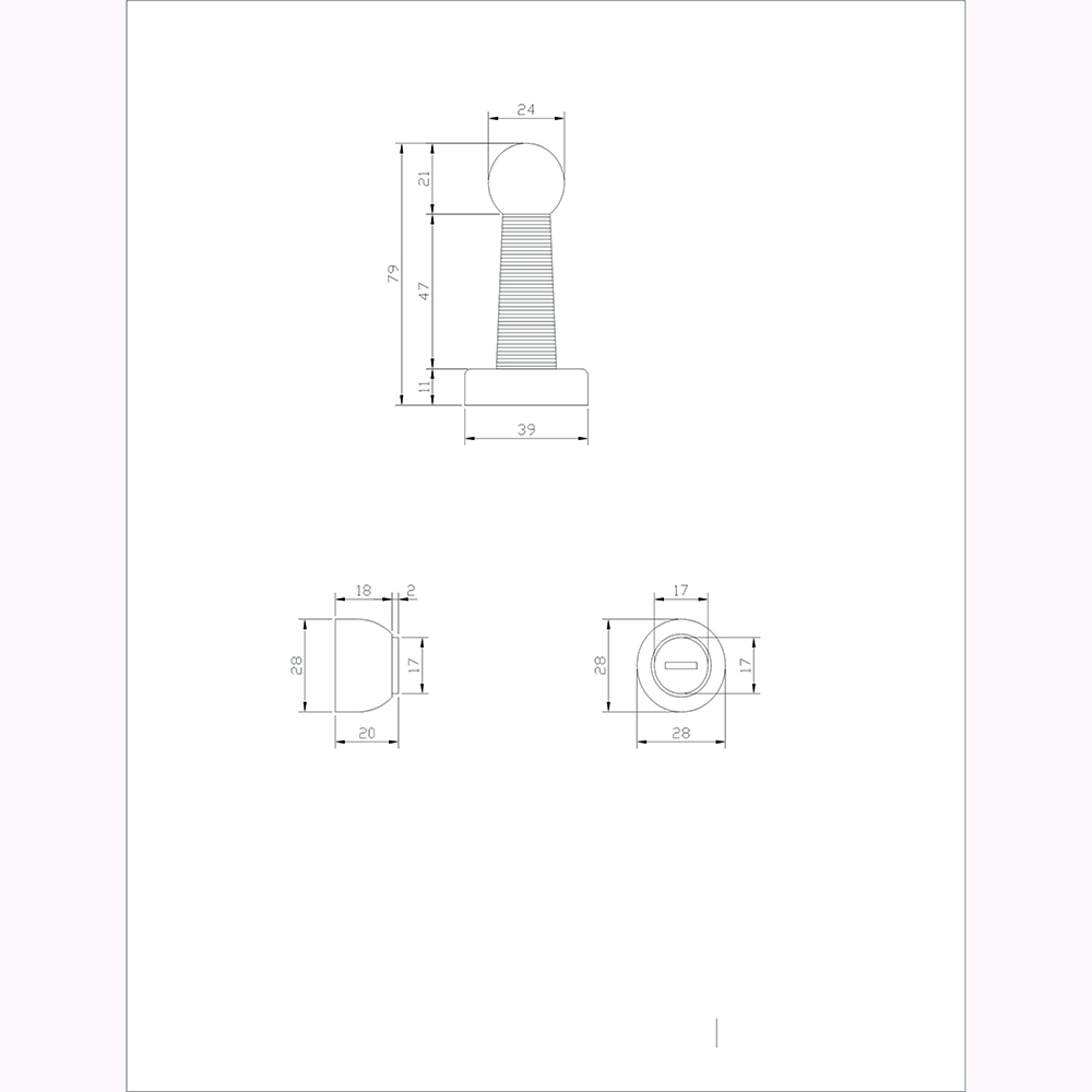 Hít Cửa Chống Va Đập Cửa 45800.001SSS