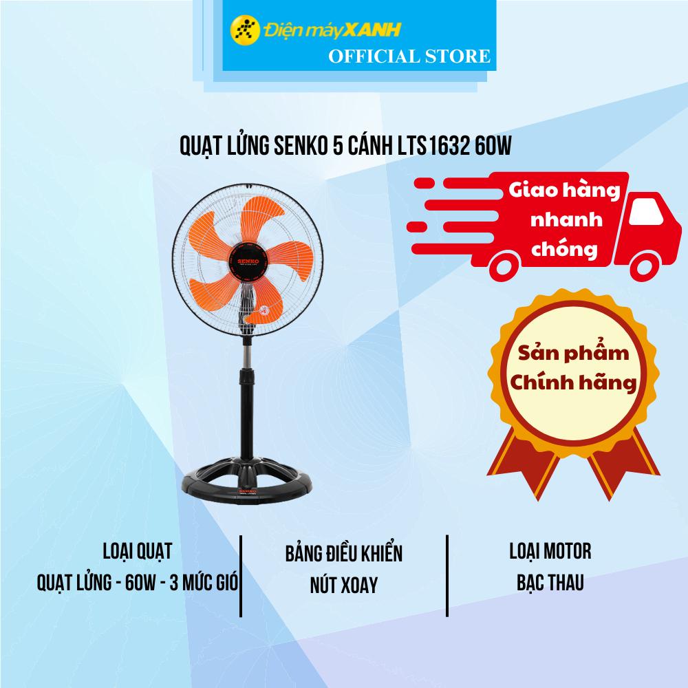 Quạt lửng Senko 5 cánh LTS1632 60W - Hàng Chính Hãng