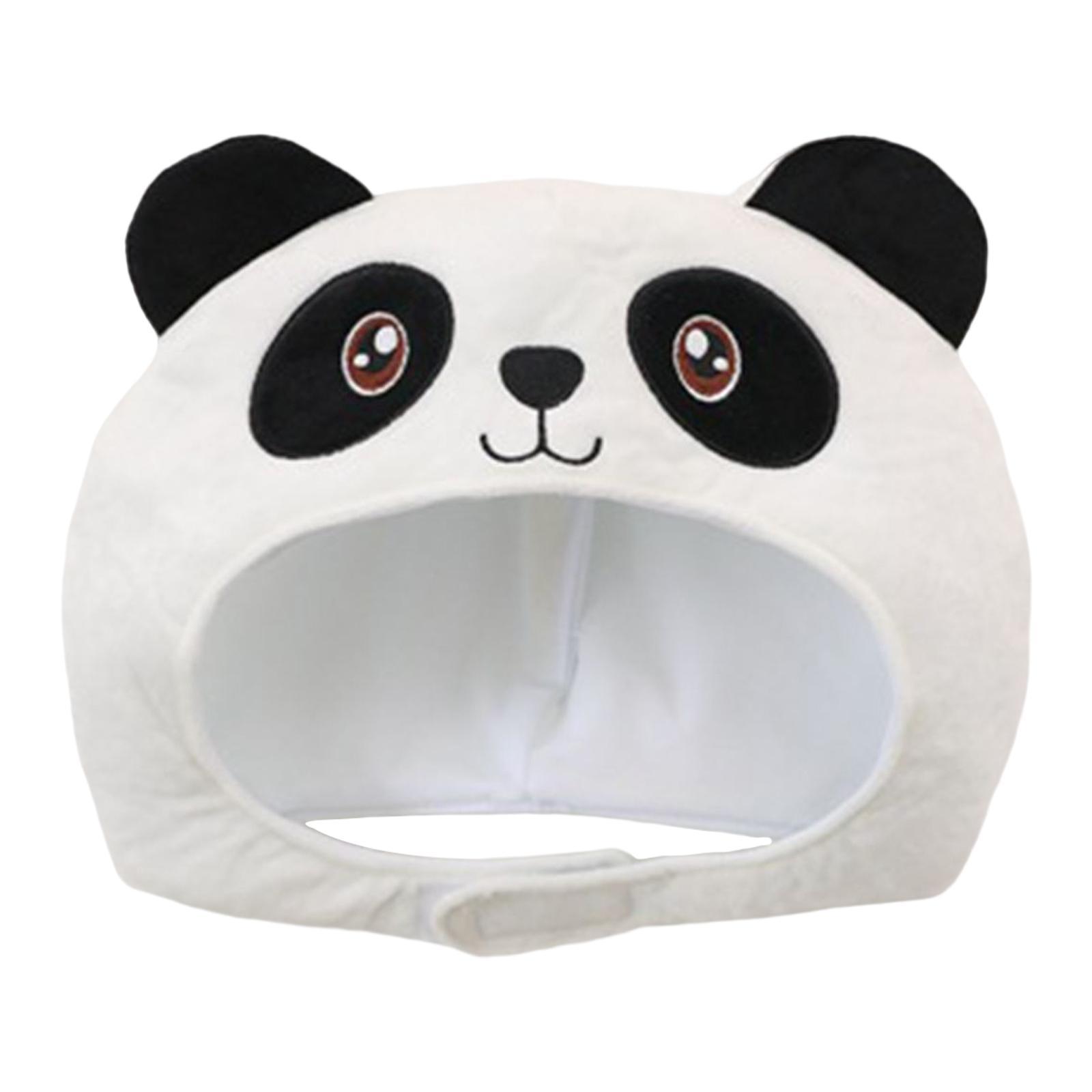 Cute Cartoon Animal Short Plush Panda Hat Winter Ski for Dress up ...