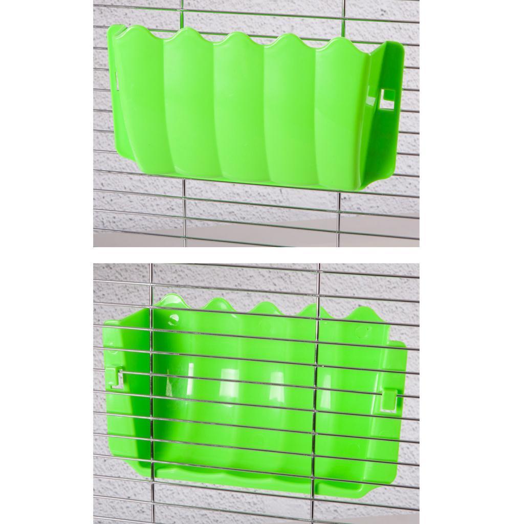 2pcs Plastic Pet Hay Rack Manger for Rabbit Guinea Pig Chinchilla Pet Feeder