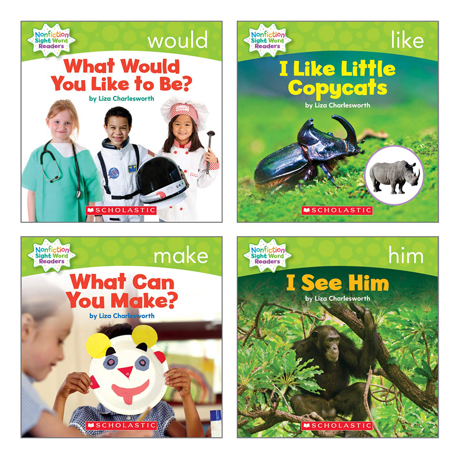 [Hàng thanh lý miễn đổi trả] Nonfiction Sight Word Readers Level C With Cd (Student Pack)