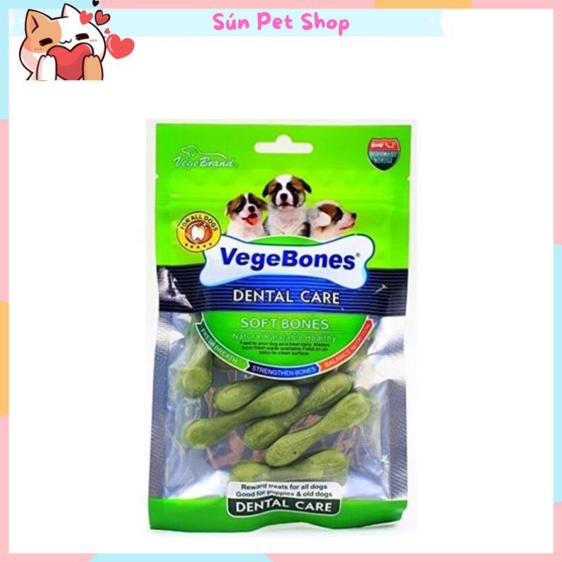 Xương gặm làm sạch răng, mượt lông, bổ sung canxi cho chó Vegebones