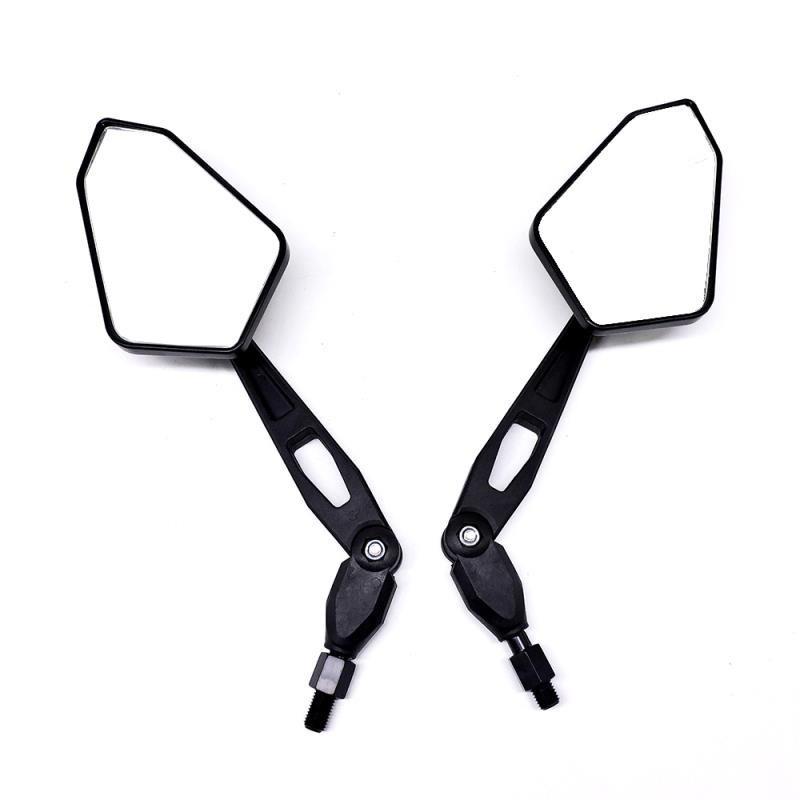 Gương Chiếu Hậu Góc Rộng 10mm Màu Đen Chuyên Dụng Cho Xe Mô Tô Honda Yamaha Kawasaki