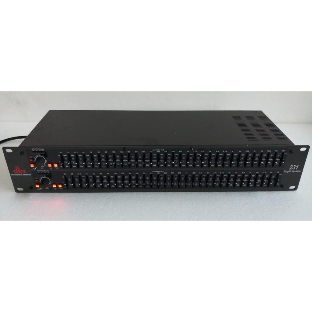 Lọc âm thanh dbx 231, thiết bị equalizer DBX