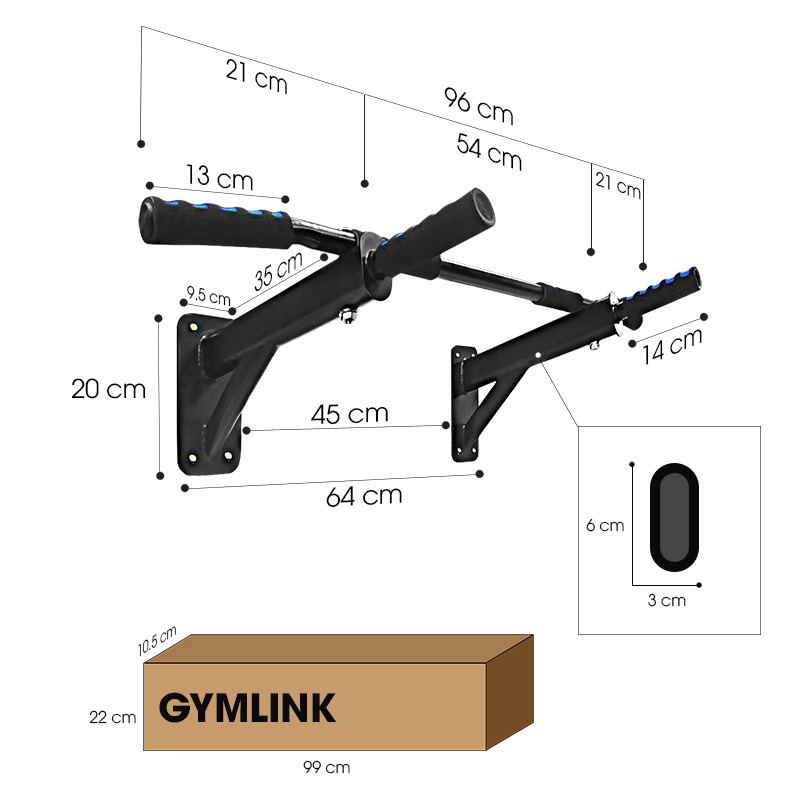 XÀ ĐƠN TREO TƯỜNG GYMLINK GLS1007