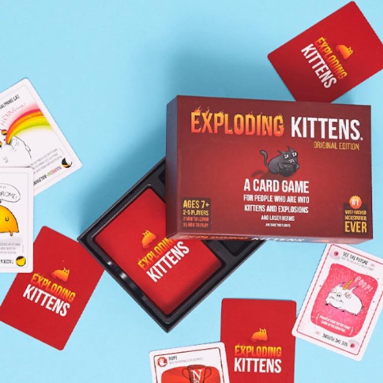 Bộ thẻ bài chơi game Mèo Nổ Tưng Bừng exploding kittens