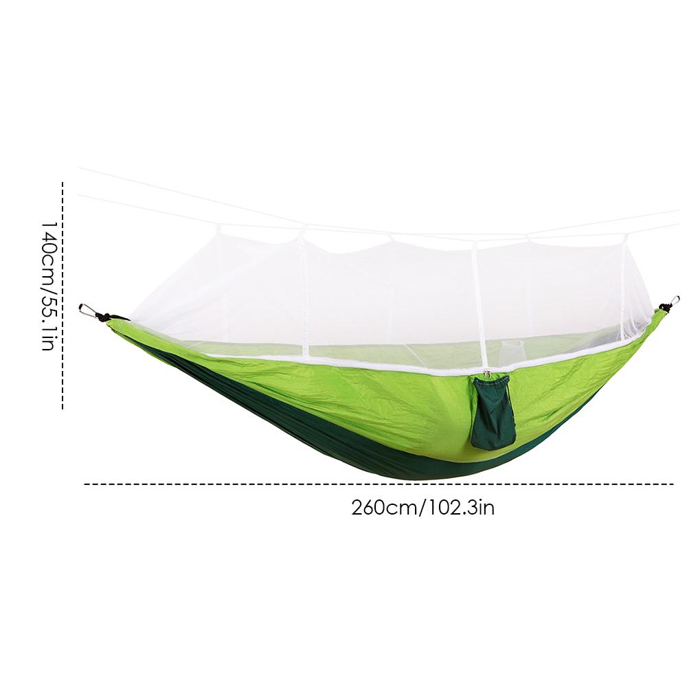 Cắm Trại/Vườn Võng Với Đèn Bắt Muỗi Đồ Gỗ Nội Ngoại Thất Giường Di Động Treo Giường Cường Lực Dù Giấc Ngủ Xoay For1-2 Người