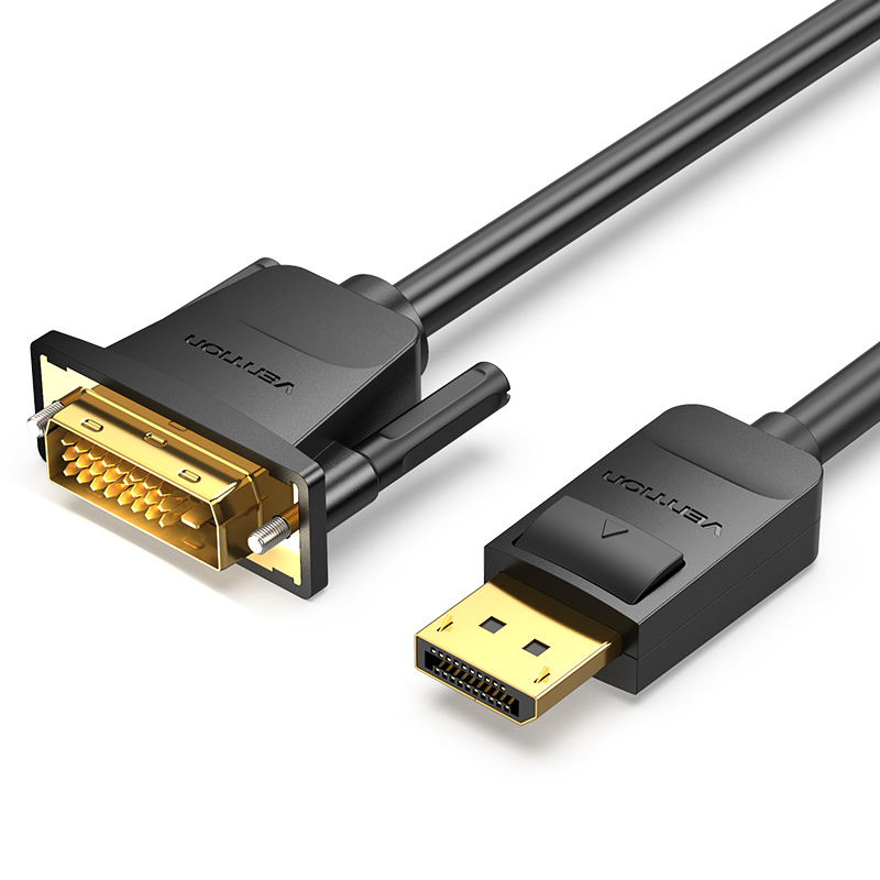 Cáp chuyển đổi Displayport sang DVI Hỗ trợ độ phân giải 1920x1080, 3D dài 1,5M VENTION - HAFBG HÀNG CHÍNH HÃNG