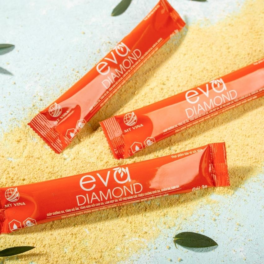 { combo 5 ] Eva Diamond Thải Độc Đẹp Da cân bằng nội tiết giảm tình trạng nóng trong bốc hỏa da khô sạm