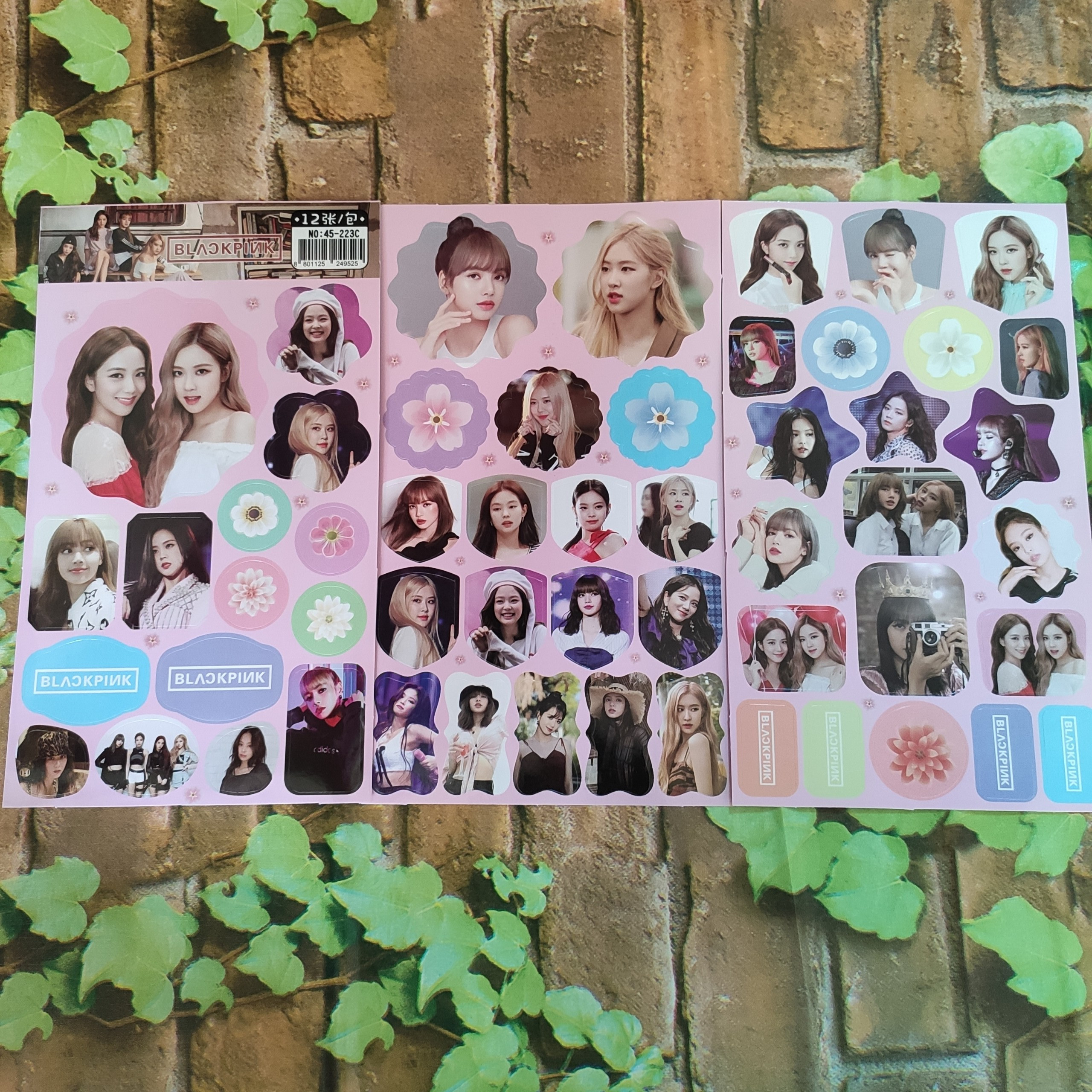Bộ Ảnh Dán Ban Nhạc BlackPink 45-223
