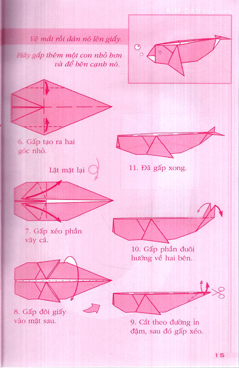 Sách Trẻ Em Khéo Tay Gấp Hình - Tập 2 (Tái Bản)