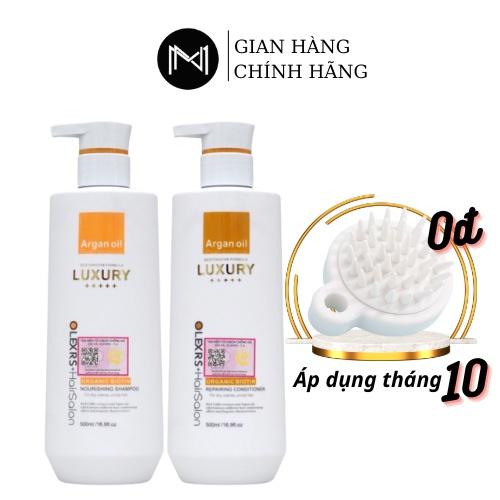 Dầu gội xả Olexrs Hair Salon Luxury 500 - 960ml phục hồi, giảm rụng tóc