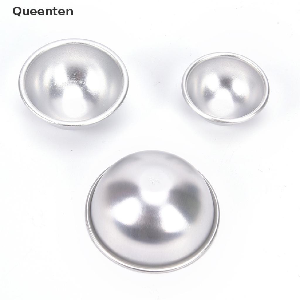 Queenten Kitchen Sphere Bath Cake Pastry Mould Bomb Mold Pan Tin Baking 3D Aluminum VN