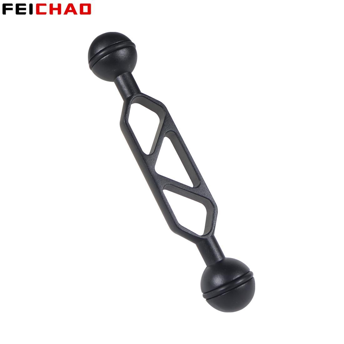 1 inch lặn cánh tay nhẹ đầu cnc hợp kim nhôm cho goPro dslr flash dưới nước camera clip bướm